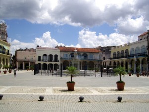 Vista parcial de La Habana Vieja tras su restauración