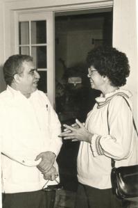 Gabriel García Márquez y Magali García Moré, La Habana, 1986